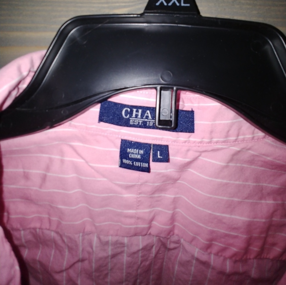 Pink striped button-down - Picture 3 of 3